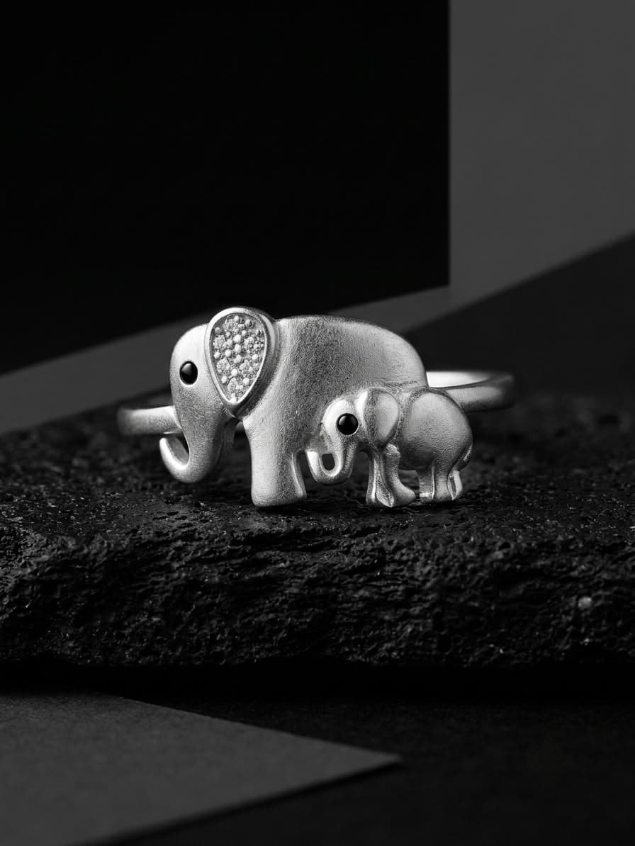 Elefante Madre e Hijo joyería artesanal Yupana Sangolquí Ecuador