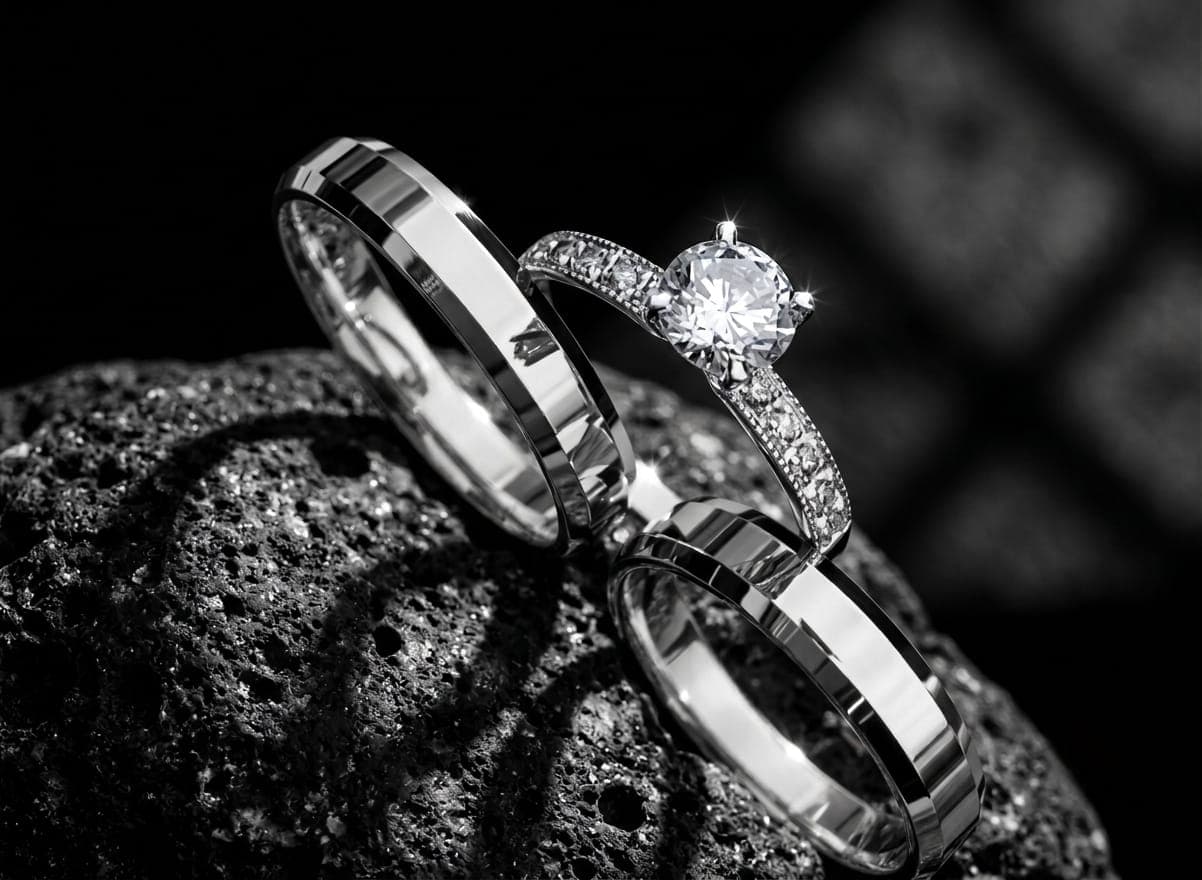 Promesa eterna 3 anillos joyería artesanal Yupana Sangolquí Ecuador