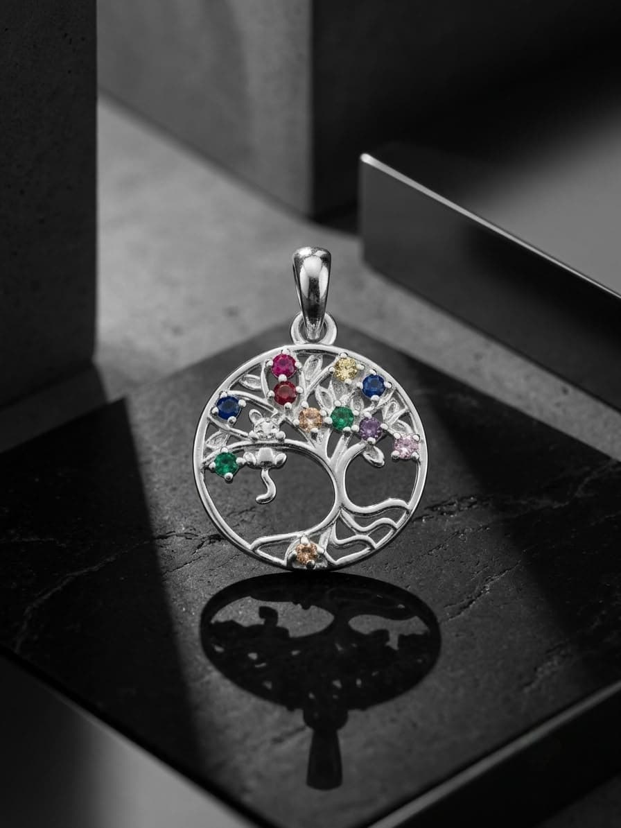 Árbol de la vida Dije joyería artesanal Yupana Sangolquí Ecuador