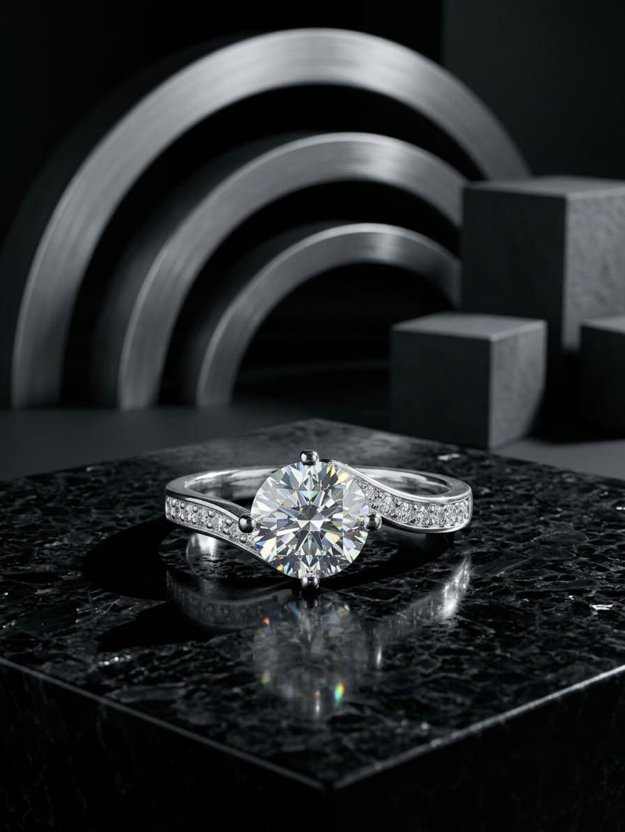 Anillo de compromiso 5 joyería artesanal Yupana Sangolquí Ecuador