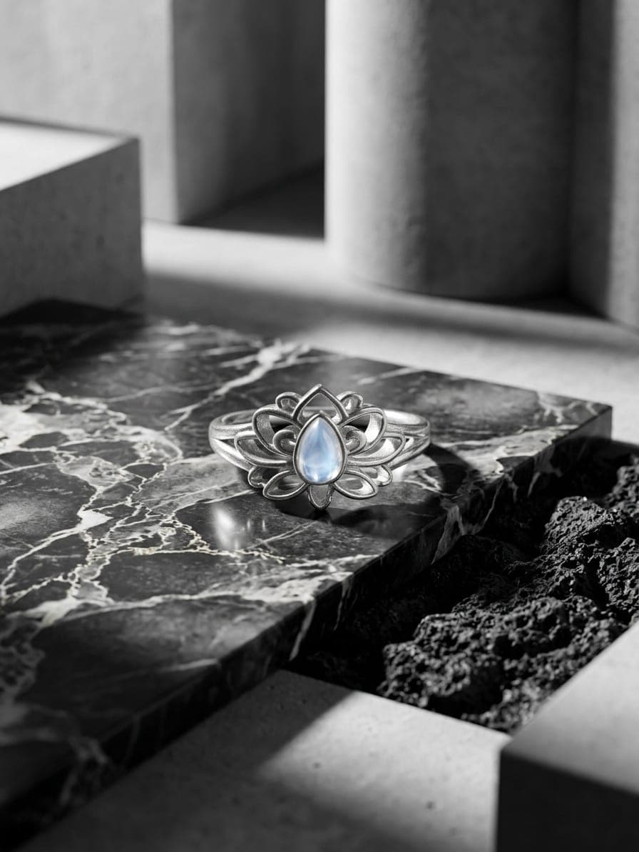 Flor de Loto (Piedra blanca)