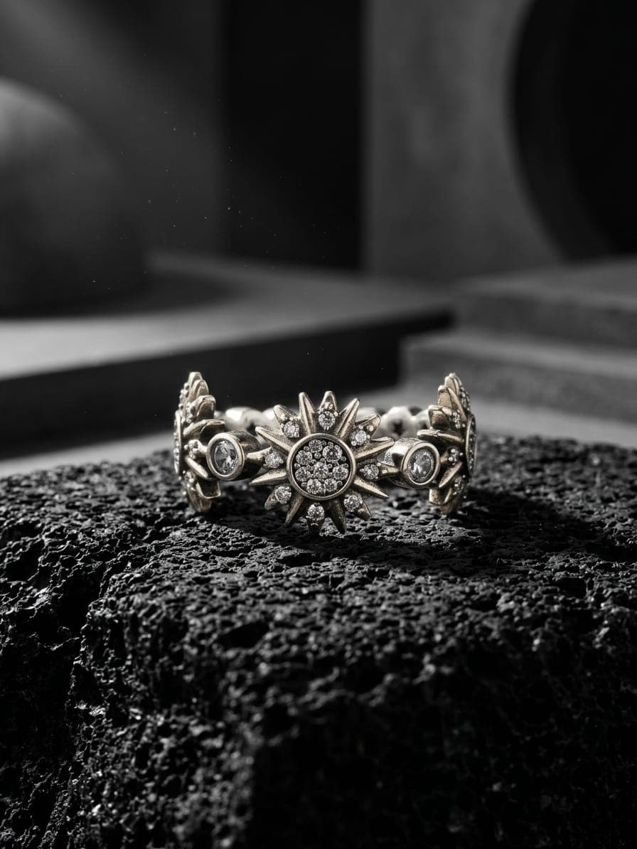 Anillo Sol Radiante