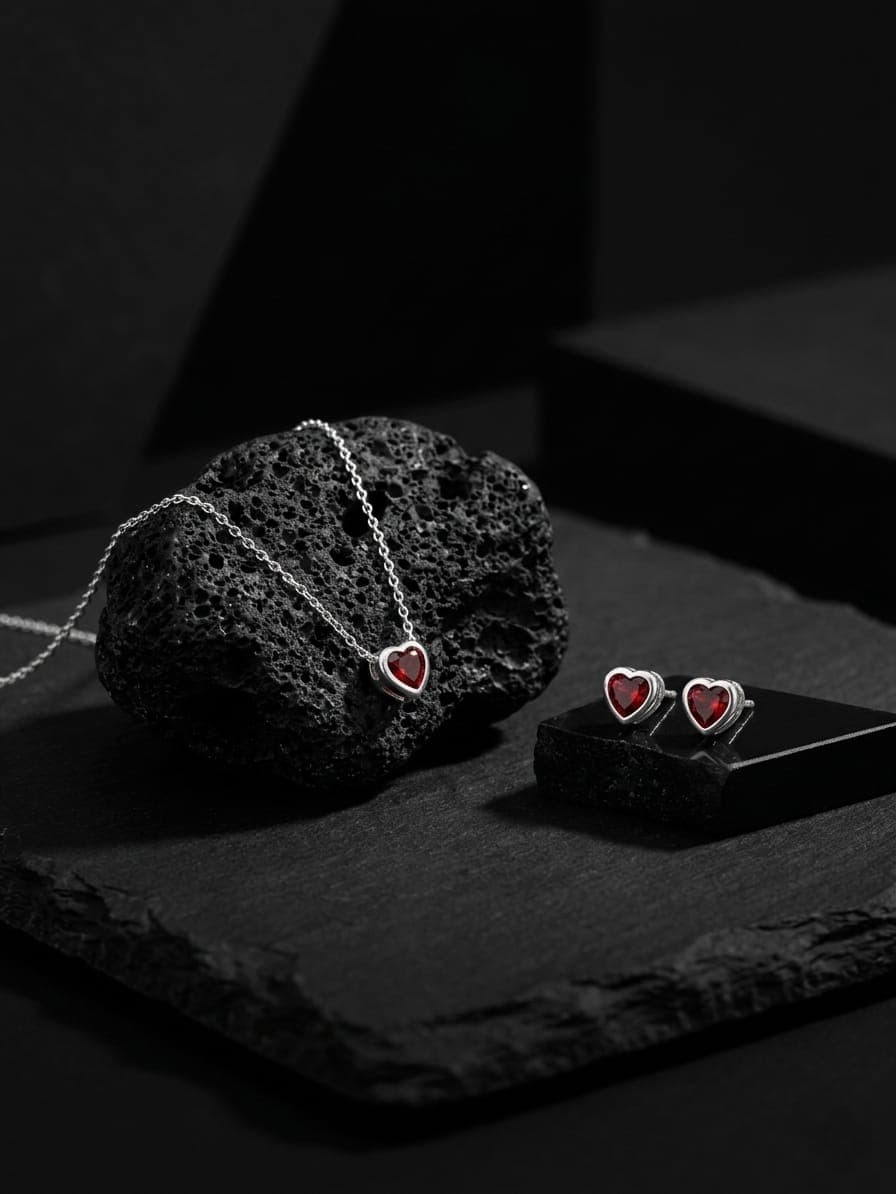 Corazón Escarlata joyería artesanal Yupana Sangolquí Ecuador