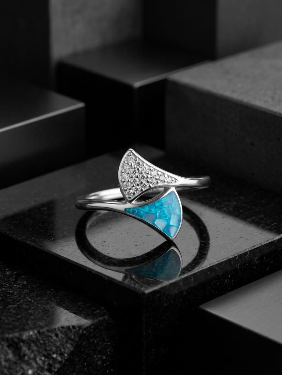 Anillo Cola de Tiburón joyería artesanal Yupana Sangolquí Ecuador