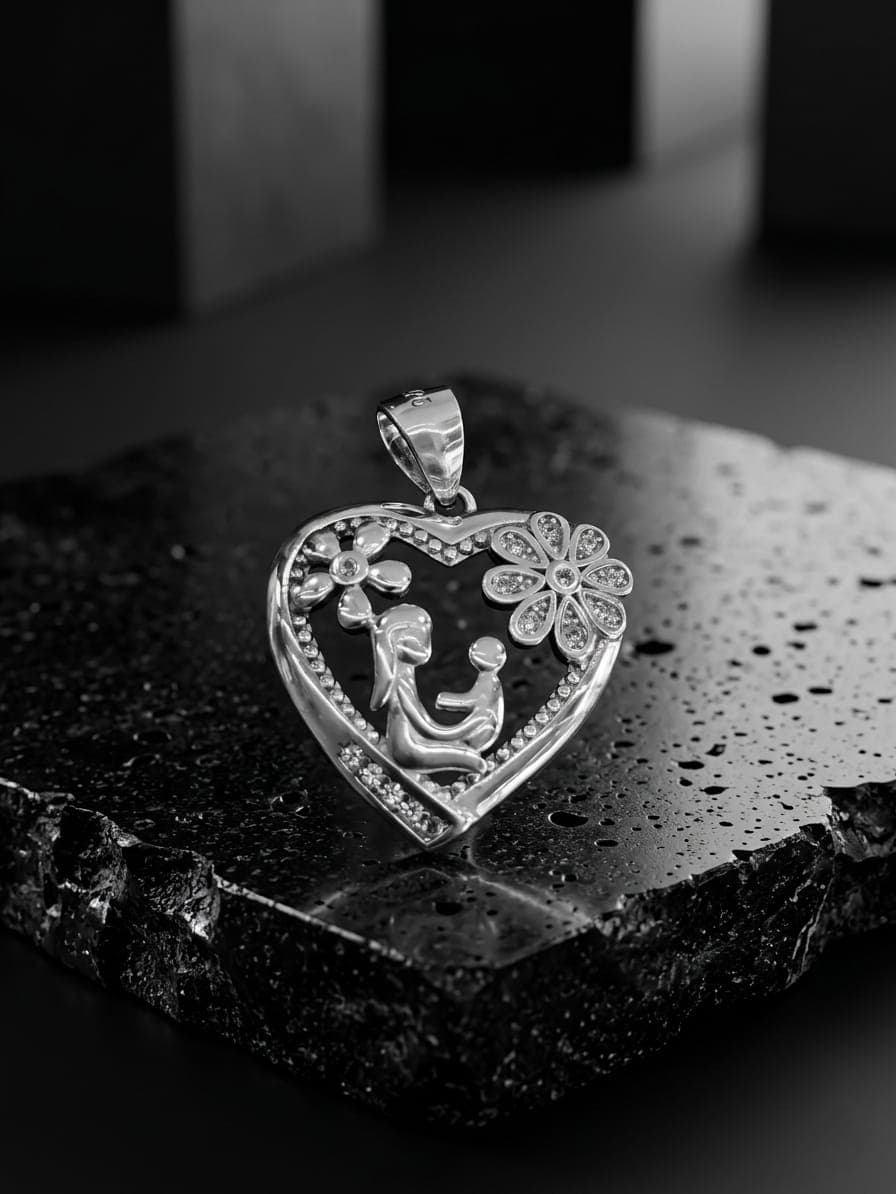 Corazón Maternal joyería artesanal Yupana Sangolquí Ecuador
