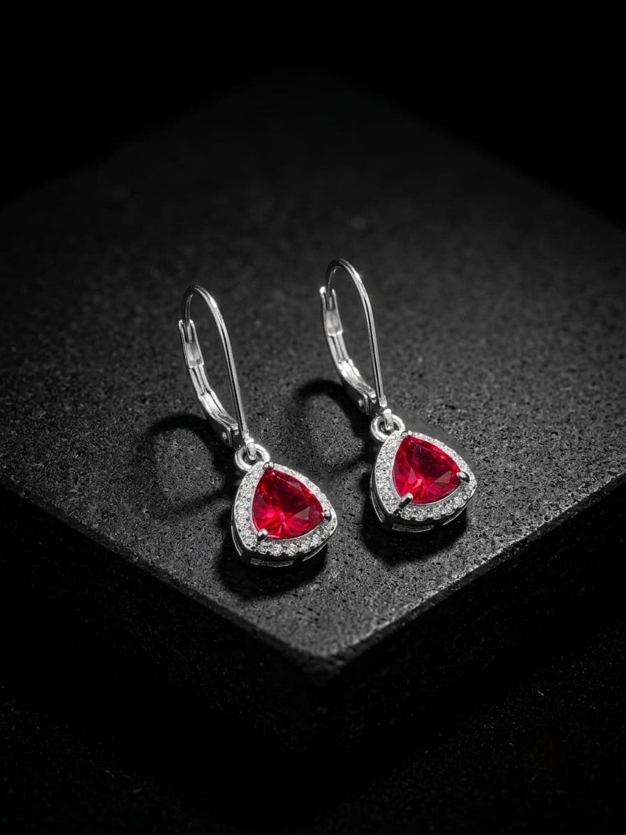 Artes largos rojo joyería artesanal Yupana Sangolquí Ecuador